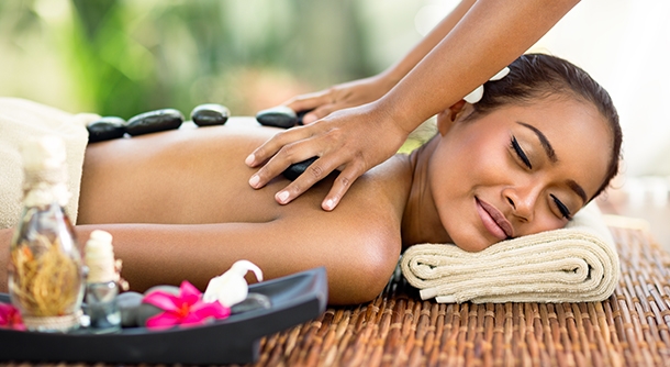 Hot Stone Massage at Wing's Family Spa